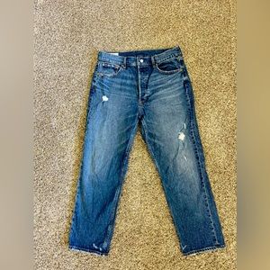 GAP Denim Cheeky Straight High Rise Ankle Cut 31/12r